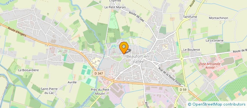 localisation de l'entreprise 383 776 267  à BRISSAC LOIRE AUBANCE