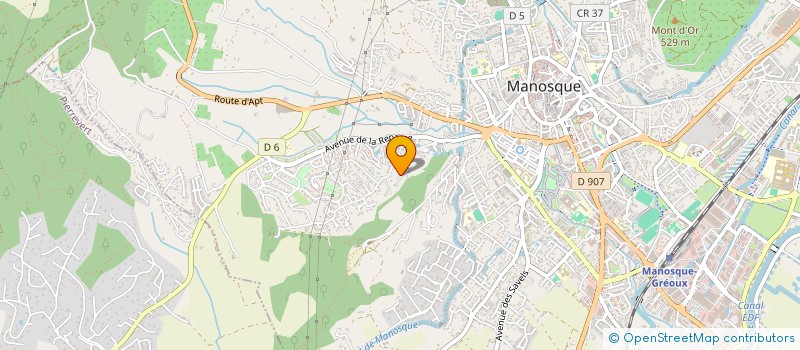 localisation de l'entreprise 383 832 532   MANOSQUE