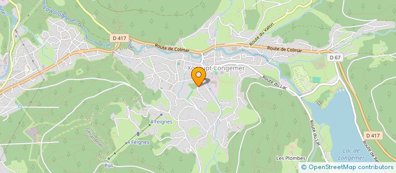 localisation de l'entreprise 383 850 831   XONRUPT-LONGEMER