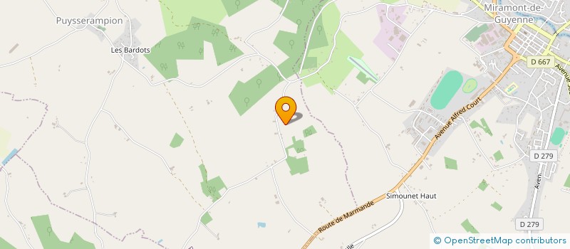 localisation de l'entreprise 383 977 287 à MONTIGNAC-DE-LAUZUN