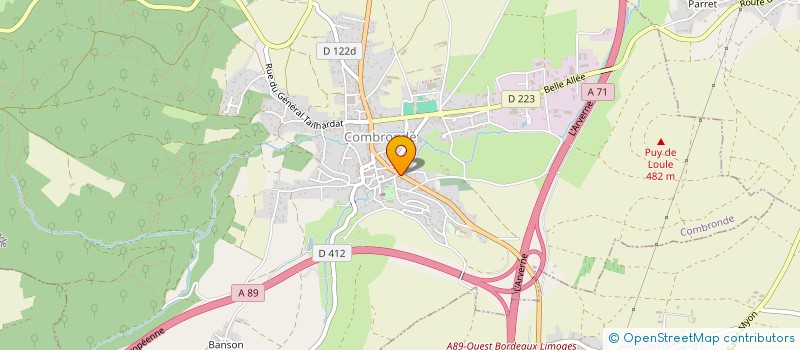 localisation de l'entreprise 384 037 370   COMBRONDE