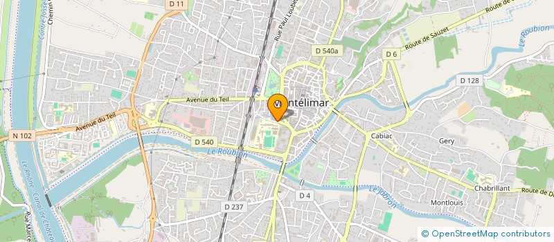 localisation de l'entreprise 384 051 439   MONTELIMAR