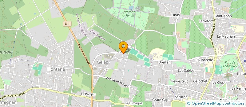 localisation de l'entreprise 384 072 963   LE TAILLAN-MEDOC