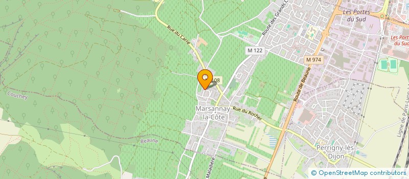 localisation de l'entreprise 384 113 866  à MARSANNAY-LA-COTE