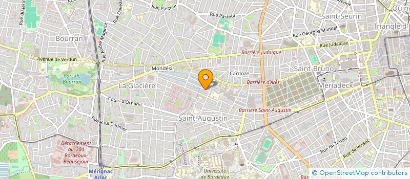 localisation de l'entreprise 384 157 731   BORDEAUX