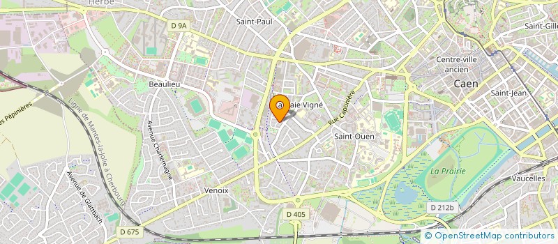 localisation de l'entreprise 384 207 122  à CAEN