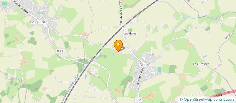 localisation de l'entreprise 384 277 182   DEGRE