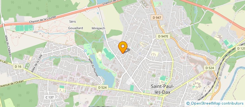 localisation de l'entreprise 384 284 907   SAINT-PAUL-LES-DAX