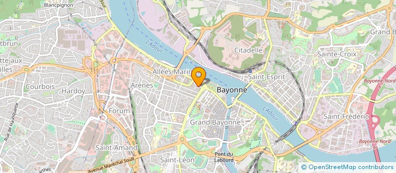 localisation de l'entreprise 384 410 122  à BAYONNE