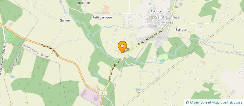 localisation de l'entreprise 384 441 218   SAINT-LON-LES-MINES