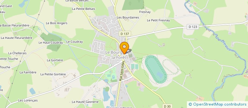 localisation de l'entreprise 384 903 480   LE BOURGNEUF-LA-FORET