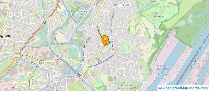 localisation de l'entreprise 384 926 861 à STRASBOURG