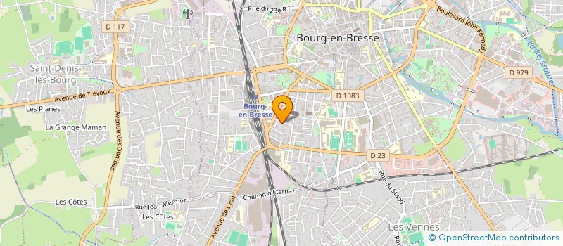 localisation de l'entreprise 384 983 664 à BOURG-EN-BRESSE