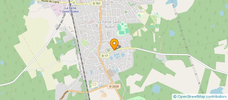 localisation de l'entreprise 384 985 370 à LA FERTE-SAINT-AUBIN