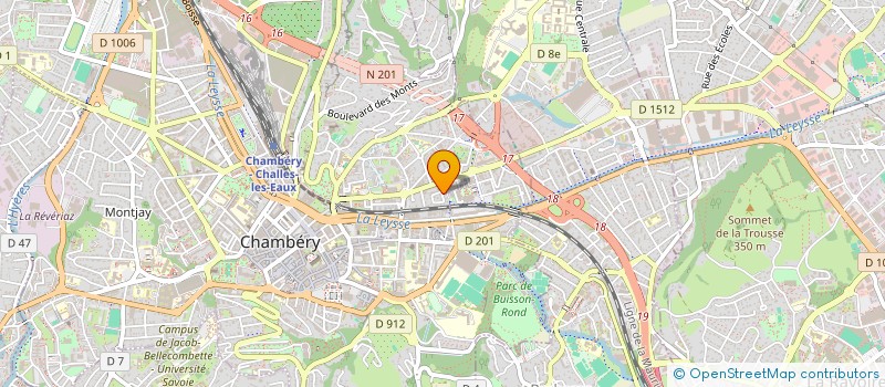 localisation de l'entreprise 385 030 465   CHAMBERY