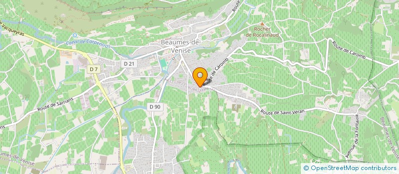 localisation de l'entreprise 385 213 004   BEAUMES-DE-VENISE