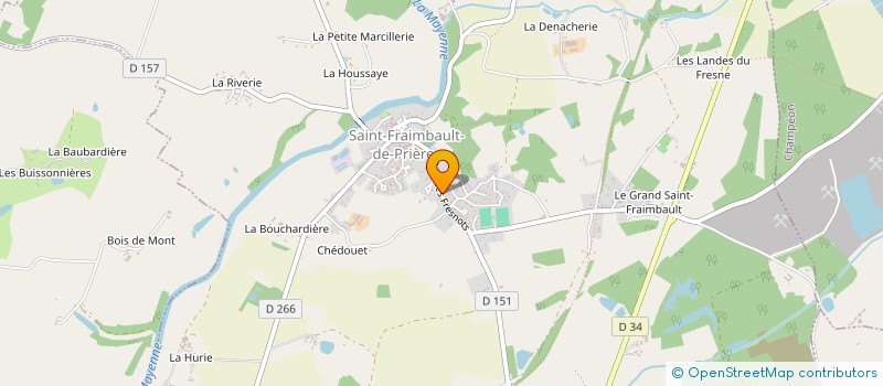 localisation de l'entreprise 385 262 092   SAINT-FRAIMBAULT-DE-PRIERES