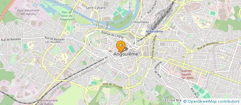 localisation de l'entreprise 387 533 524 à COGNAC