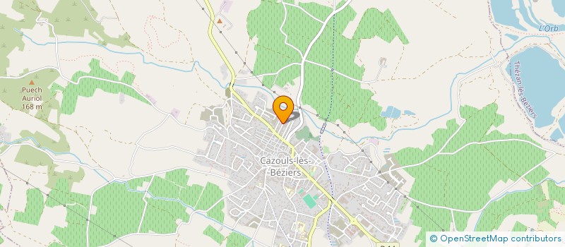 localisation de l'entreprise 387 566 078 à CAZOULS-LES-BEZIERS