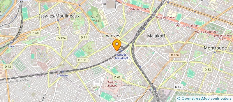 localisation de l'entreprise 387 667 637 à CLAMART