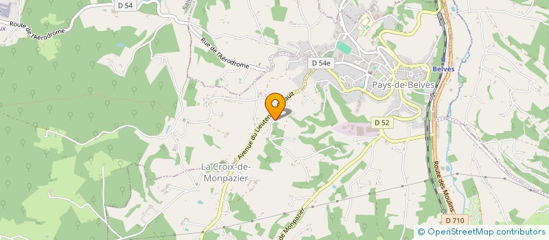 localisation de l'entreprise 387 691 595 à PAYS DE BELVES