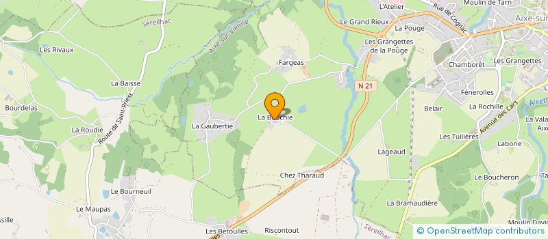 localisation de l'entreprise 387 868 367   VEYRAC