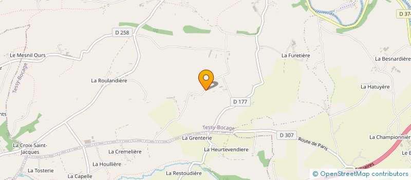 localisation de l'entreprise 387 874 779   TESSY-BOCAGE