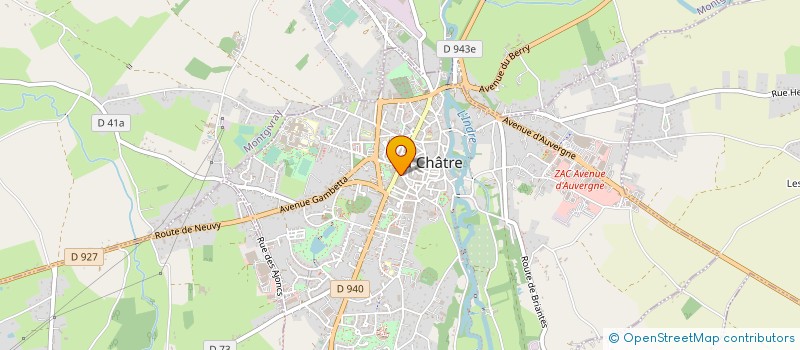 localisation de l'entreprise 387 888 282 à LA CHATRE