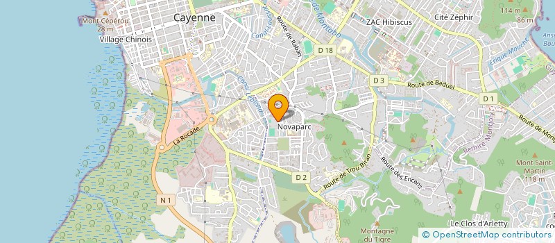 localisation de l'entreprise 387 940 125   CAYENNE