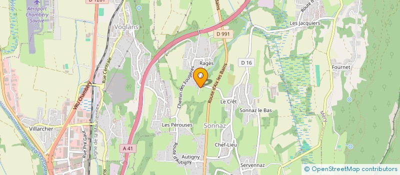 localisation de l'entreprise 387 965 676   VOGLANS