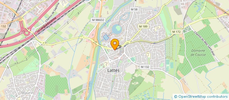 localisation de l'entreprise 387 968 829   LATTES