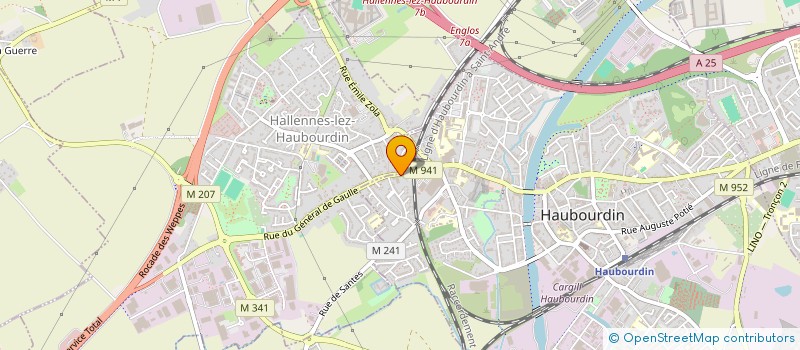 localisation de l'entreprise 388 088 965   HALLENNES-LEZ-HAUBOURDIN