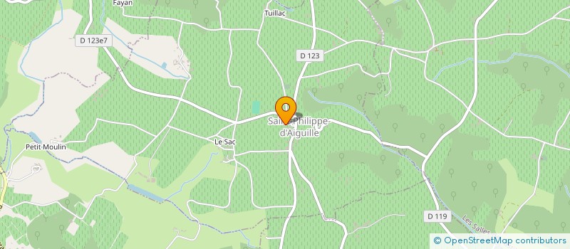 localisation de l'entreprise 388 112 724   SAINT PHILIPPE D'AIGUILLE