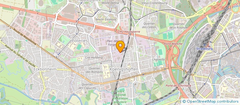localisation de l'entreprise 388 164 063  à STRASBOURG