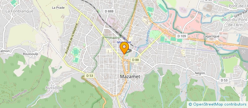 localisation de l'entreprise 388 288 839   MAZAMET