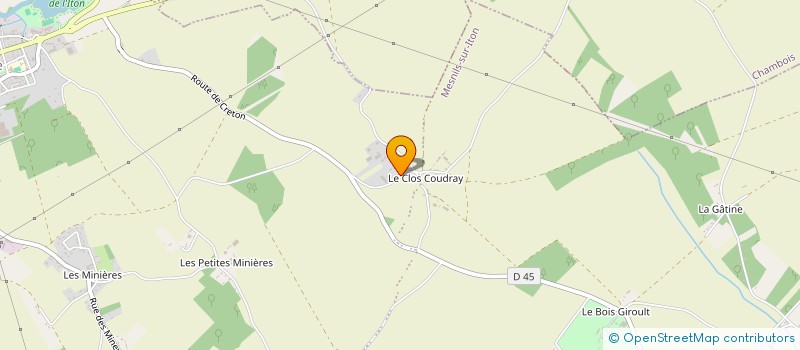 localisation de l'entreprise 388 433 583   MESNILS-SUR-ITON