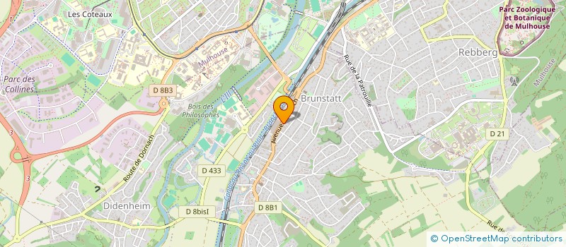 localisation de l'entreprise 388 535 098   BRUNSTATT-DIDENHEIM