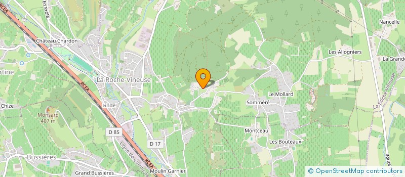 localisation de l'entreprise 388 643 769   LA ROCHE-VINEUSE