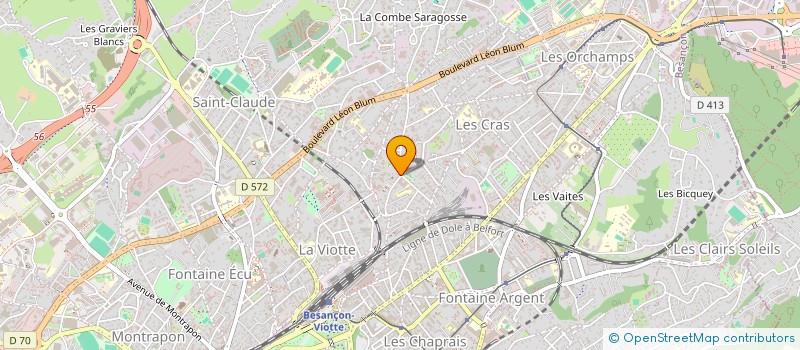 localisation de l'entreprise 388 644 544 à BESANCON