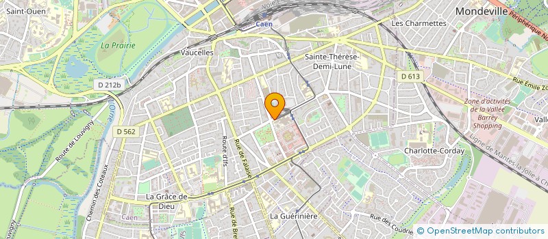 localisation de l'entreprise 388 722 803 à CAEN