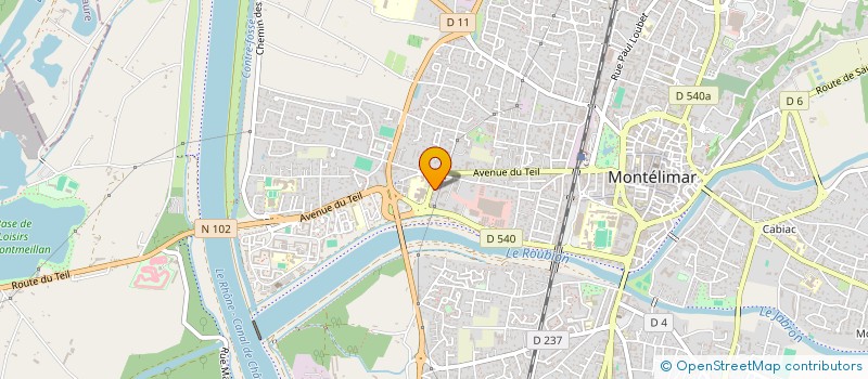 localisation de l'entreprise 388 731 879   MONTELIMAR