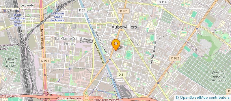 localisation de l'entreprise 388 738 890 à AUBERVILLIERS