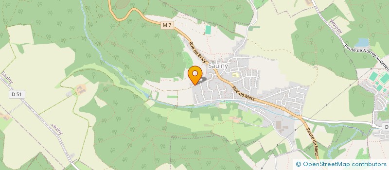 localisation de l'entreprise 388 743 072   SAULNY