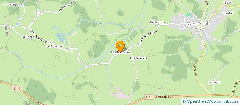 localisation de l'entreprise 388 753 311   LE MAZET SAINT VOY