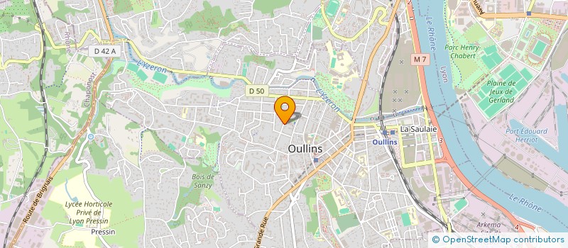 localisation de l'entreprise 388 821 852 à OULLINS-PIERRE-BENITE