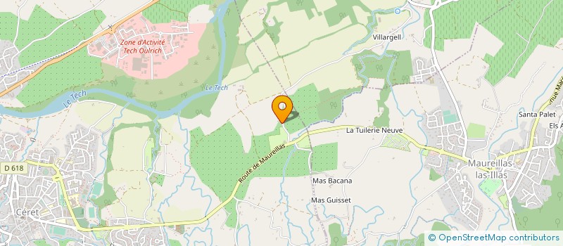 localisation de l'entreprise 388 858 979   CERET