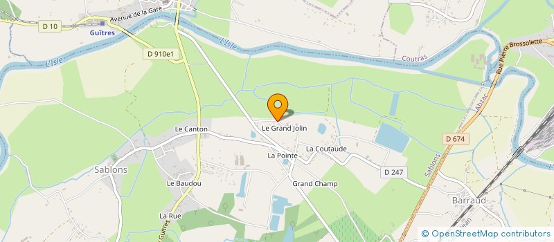 localisation de l'entreprise 389 014 556   SABLONS