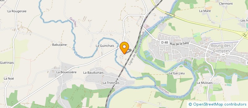 localisation de l'entreprise 389 103 771   GUICHEN