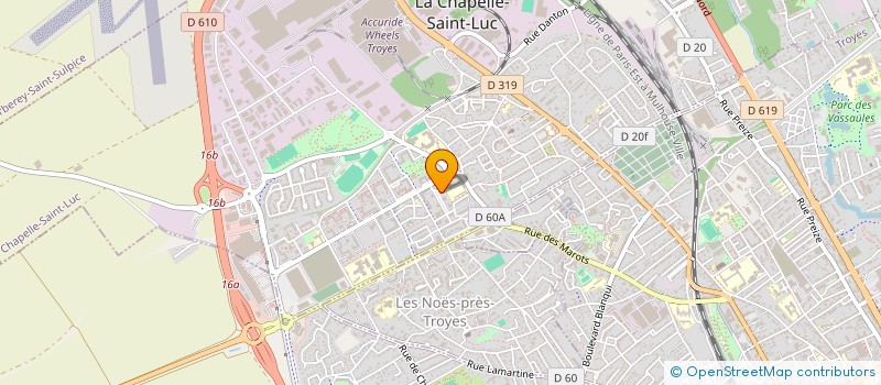 localisation de l'entreprise 389 106 980   LA CHAPELLE-SAINT-LUC