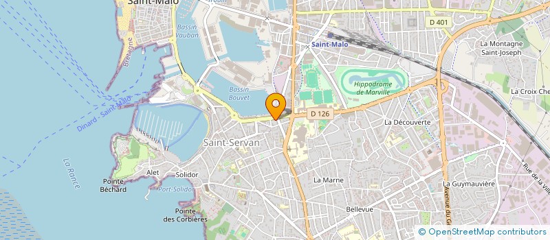 localisation de l'entreprise 389 203 829   SAINT-MALO